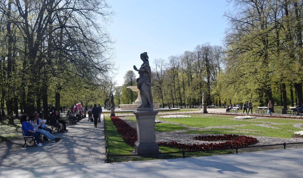 Warsaw guide - The new city - Saxon garden