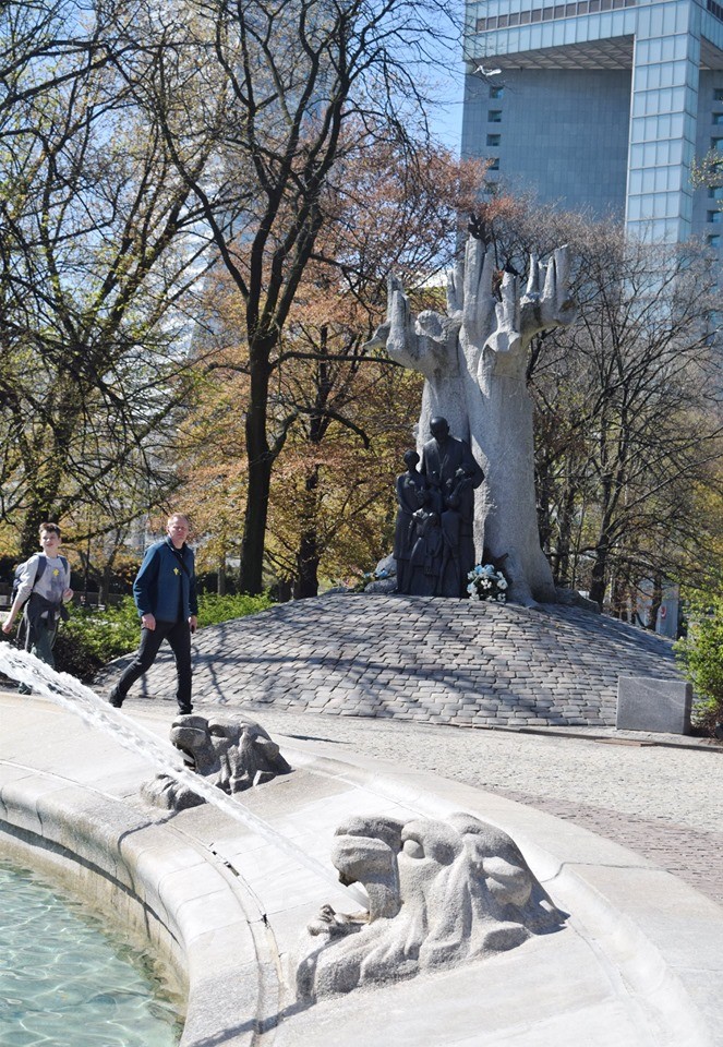 The monument to Janusz Korczak